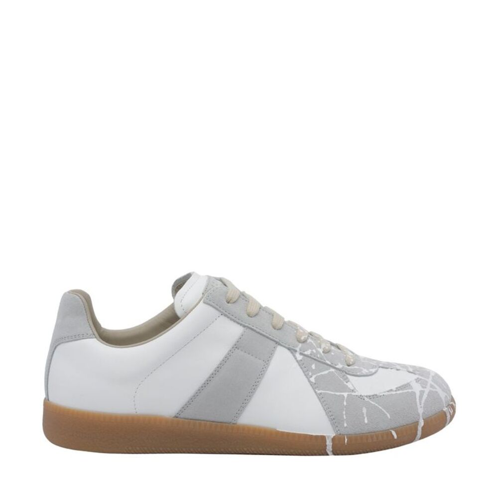 Maison Margiela Men Replica Sneakers With Paint Splatter Effect